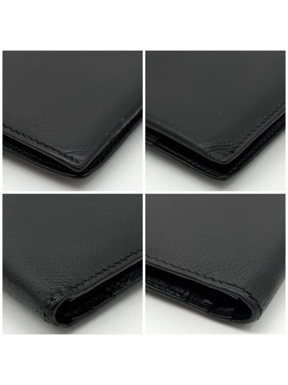 Hermes Bearn Classic Veau Epsom Black Bifold Wallet